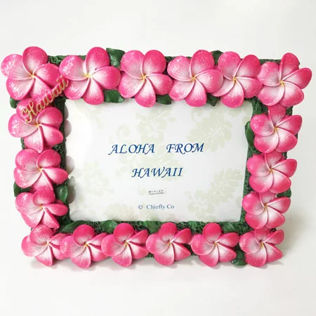 プルメリア フォトフレーム 【ハワイアン雑貨】写真立て